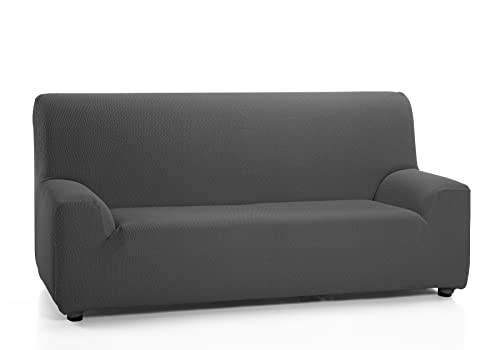 Martina Home Tunez - Elastischer Sofabezug für Sofa, Stoff, Grau (Anthrazit), 2-Sitzer (120 bis 190 cm) von Martina Home