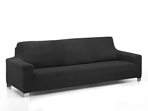 Martina Home Daytona Super Stretch Multi Anpassbarer Sofabezug, Baumwolle Polyester, Schwarz, 4 Sitzer von Martina Home