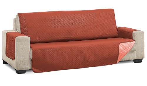 Martina Home Sofaüberwurf, gesteppt, Fliesen/Koralle, 3-Sitzer, (Diamond) von Martina Home