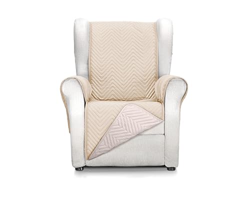 Martina Home Milano Bezug für 1-Sitzer/Relax-Polstersofa – Beige/Leinen von Martina Home