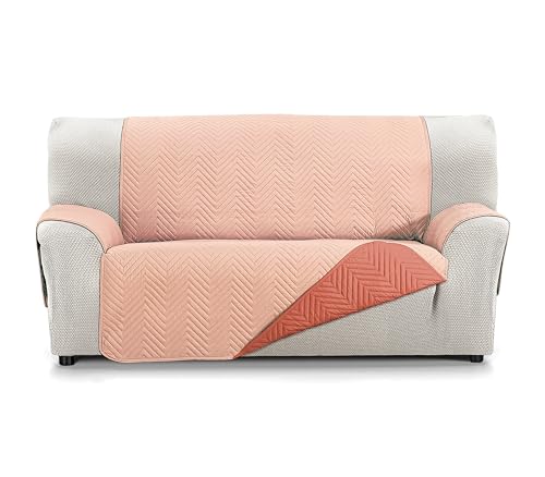 Martina Home Sofaüberwurf Milano 2-Sitzer XL Ziegel/Koralle von Martina Home