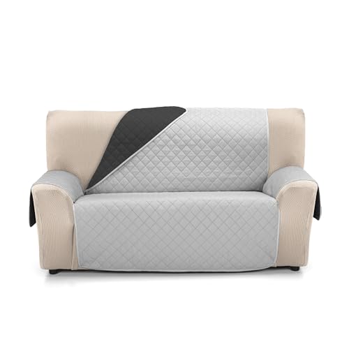 Martina Home Sofaüberwurf gesteppt, wendbar, Bernstein, 3-Sitzer, Grau, Schwarz Martina Home Sofaüberwurf gesteppt, wendbar, Bernstein, 3-Sitzer, Grau, Schwarz von Martina Home