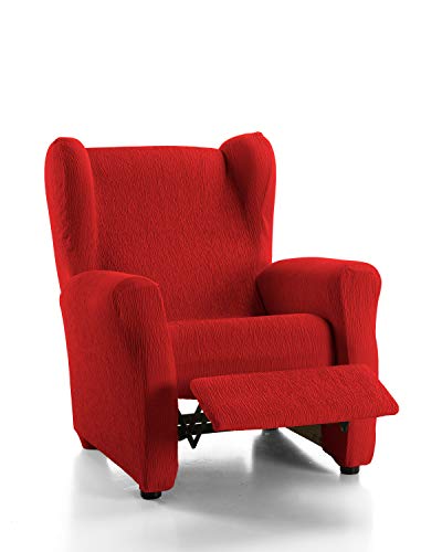 Martina Home Emilia Bezug für Relax-Sessel, Polyester Baumwolle, rot von Martina Home