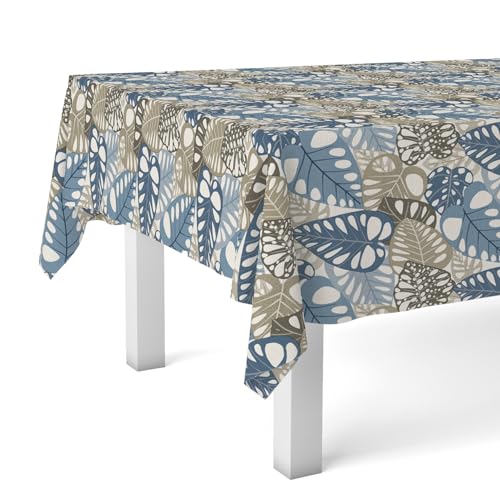 Martina Home Tischdecke, Wachstuch, Blau, 180 x 140 cm von Martina Home