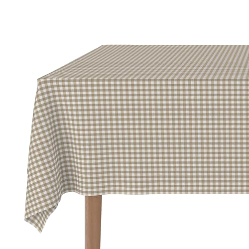 Martina Home Tischdecke mit Teflonbeschichtung Petit Vichy, rund, 140 cm, Taupe Martina Home Tischdecke mit Teflonbeschichtung Petit Vichy, rund, 140 cm, Taupe von Martina Home