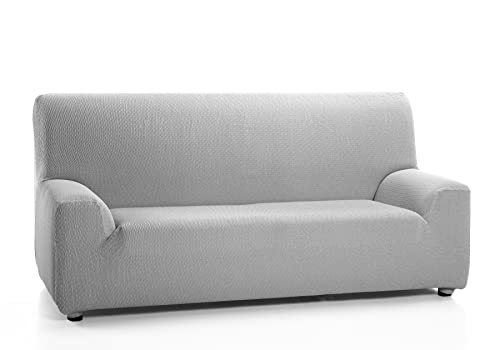 Martina Home tunez Elastischer Sofabezug, Baumwolle Polyester, Apfelgrau, 2 Sitzers (120 bis 170 cm) von Martina Home