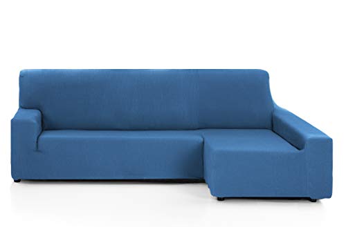 Martina Home - Elastischer Bezug für Sofa, Modell Túnez, Eckteil rechts, Stoff, Blau (Azafata), 3-Sitzer von Martina Home