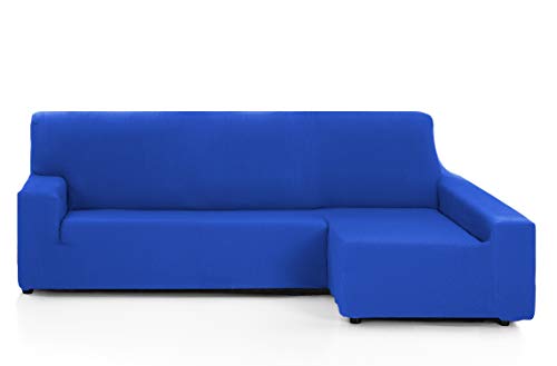 Martina Home - Elastischer Bezug für Sofa, Modell Túnez, Eckteil rechts, Stoff, Blau (Electric Blue), 3-Sitzer von Martina Home
