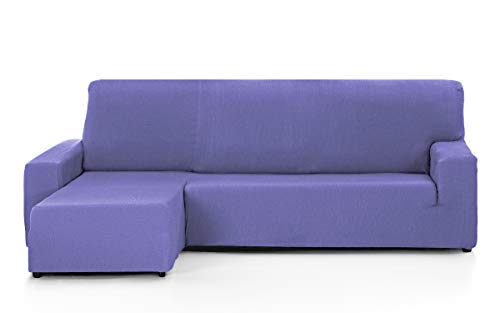 Martina Home Tunez Schutzhülle Sofa für Chaise Longue, 32 x 17 x 42 cm kurzer linker Arm (Vorderansicht) 32x17x42 cm, lila von Martina Home