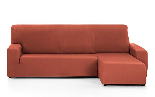 Martina Home - Sofabezug für Chaise Longue, Modell Túnez, Stoff, Rot (Teja), kurzes Eckteil rechts, 32x17x42 cm von Martina Home