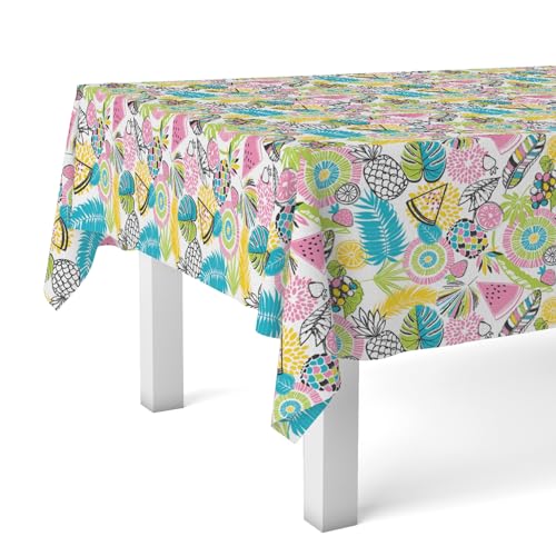 Martina Home Wachstuchtischdecke Juicy, 260 x 140 cm, Blau von Martina Home