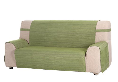 Martina Home deckt Sofa/salvasofa Modell Ribera Farbe Maßnahme 3 Quadratisch 170 x 210 cm, Stoff, Kiwi, 32 x 42 x 8 cm von Martina Home