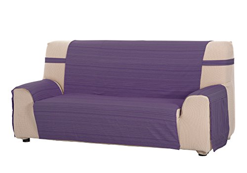 Martina Home deckt Sofa/salvasofa Modell Ribera Maßnahme 3 Quadratisch 170 x 210 cm, Stoff, Lila, 32 x 42 x 8 cm von Martina Home