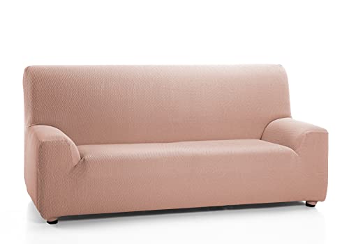 Martina Home tunesischen Elastischer Sofabezug, Baumwolle Polyester, Lachs, 2 Sitzers (120 bis 170 cm) von Martina Home