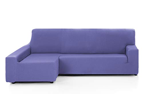 Martina Home Schutzhülle Sofa elastisch Tunez Chaisse Longue Brazo Izquierdo Lila, BRAZO IZQUIERDO (visto de frente) 240 cm a 280 cm von Martina Home