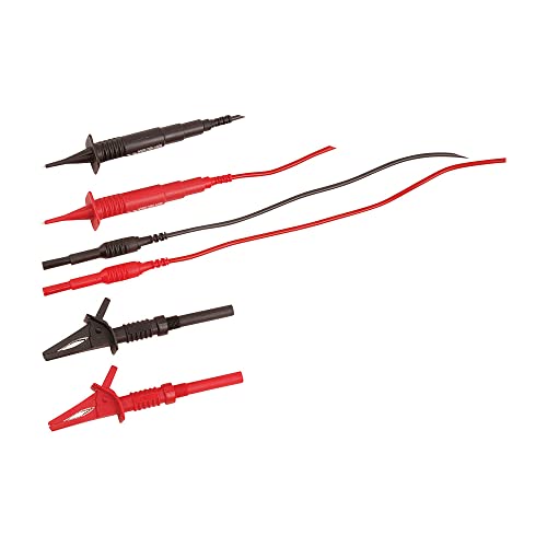 Martindale TL56 GS38 Messleitungen, gesichert, 4 mm Durchmesser, rot/schwarz von Martindale