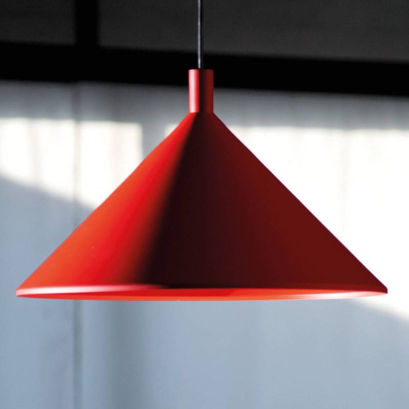 Martinelli Luce Cono Hängeleuchte rot, Ø 30 cm von Martinelli Luce