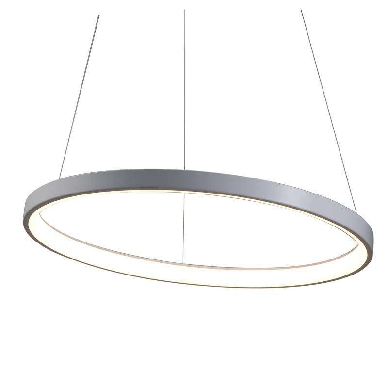 Martinelli Luce - Lunaop 2086 LED Pendelleuchte Ø120cm - weiß/glänzend/H x Ø 6,5x120cm/3000K/8400lm/ nicht dimmbar von Martinelli Luce