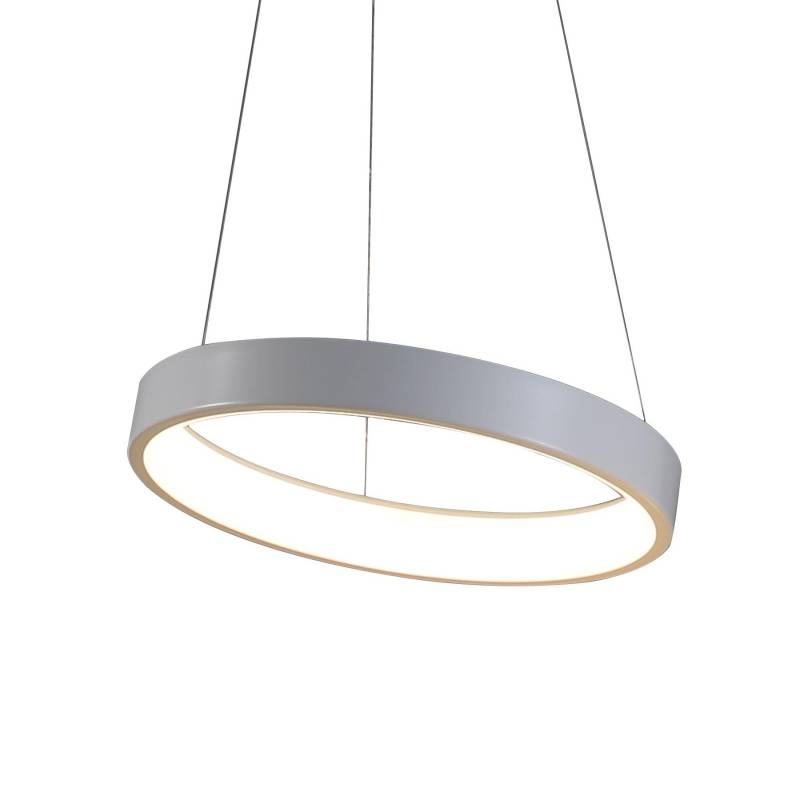 Martinelli Luce - Lunaop 2086 LED Pendelleuchte Ø50cm - weiß/glänzend/H x Ø 6,5x50cm/3000K/3700lm/ nicht dimmbar von Martinelli Luce