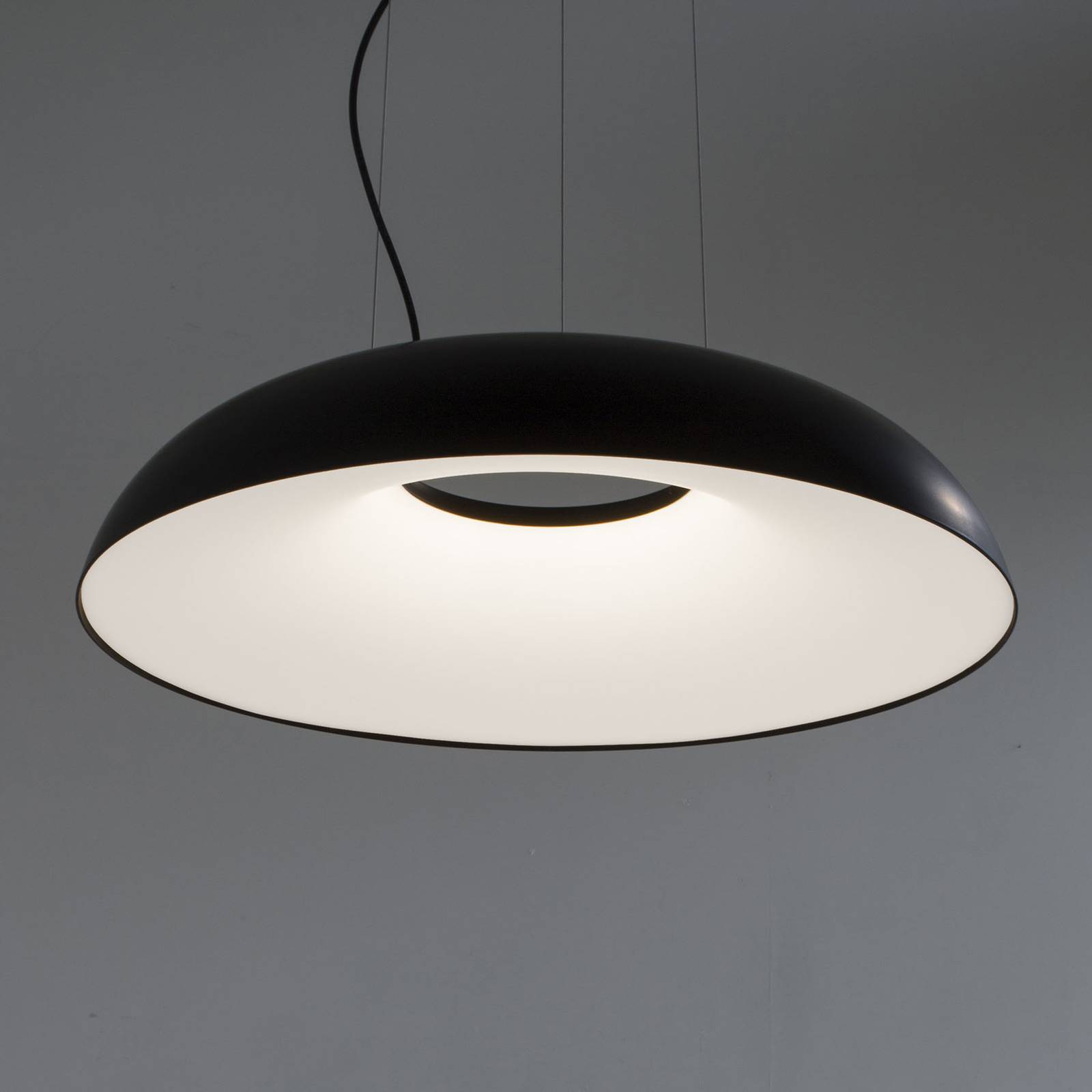 Martinelli Luce Maggiolone Pendel 930 60cm schwarz von Martinelli Luce