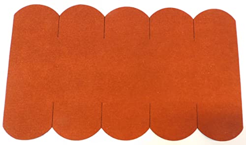 1 Streifen Dachschindeln Biberschwanz (100 mm) - First rot, Biberschwanz, Dachschindeln, von Martinshof Rothenburg Diakoniewerk