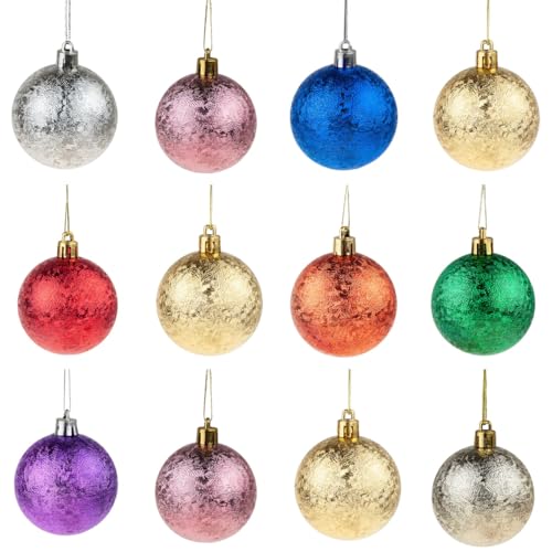 Bunte WEIHNACHTSBAUMKUGELN Satz VON 12 STÜCK 8CM WEIHNACHTSDEKORATIONEN, Weihnachtsbaumkugeln Kunststoffkugeln Christbaumkugeln Weihnachtsbaumschmuck Bunte WEIHNACHTSBAUMKUGELN Satz VON 12 STÜCK 8CM WEIHNACHTSDEKORATIONEN, Weihnachtsbaumkugeln Kunststoffkugeln Christbaumkugeln Weihnachtsbaumschmuck von Martom