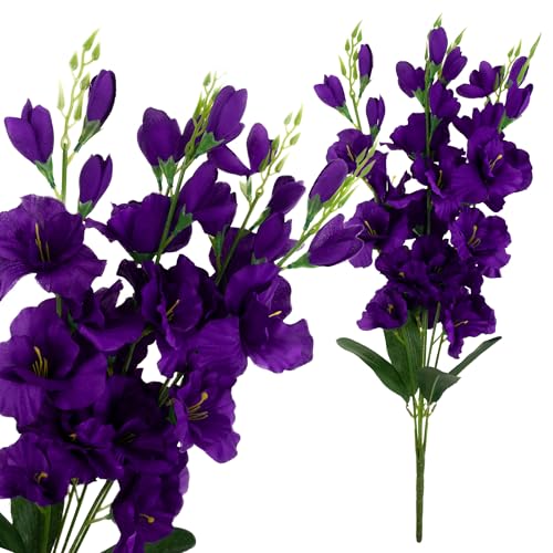 KÜNSTLICHER SCHWERTIGER DEKORATIVER Zweig FÜR EINE VASE,EIN Gladiolenzweig in ausdrucksstarkem Lila – Eine beeindruckende Dekoration mit intensiver Farbe – Perfekt für Elegante Arrangements. KÜNSTLICHER SCHWERTIGER DEKORATIVER Zweig FÜR EINE VASE,EIN Gladiolenzweig in ausdrucksstarkem Lila – Eine beeindruckende Dekoration mit intensiver Farbe – Perfekt für Elegante Arrangements. von Martom