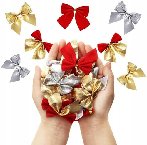 Schleifen 12-TEILIGES GOLDGLÄNZENDES Weihnachtsbaum-DEKORATIVES Schleifen-Set Schleifen 12-TEILIGES GOLDGLÄNZENDES Weihnachtsbaum-DEKORATIVES Schleifen-Set von Martom