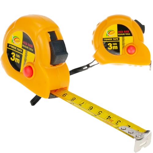 gerolltes 3M-Maßband Maßband mit Clip an, 3 m Maßband, automatischer Block, Maßband, 3 m Präzisionsmaßband mit Zwei-Wege-Haken und Gürtelclip aus Metall gerolltes 3M-Maßband Maßband mit Clip an, 3 m Maßband, automatischer Block, Maßband, 3 m Präzisionsmaßband mit Zwei-Wege-Haken und Gürtelclip aus Metall von Martom