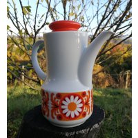 Vintage Teekanne, Porzellan, 70Er Jahre, Bavaria, Tolles Geschenk von MartysVintageStore