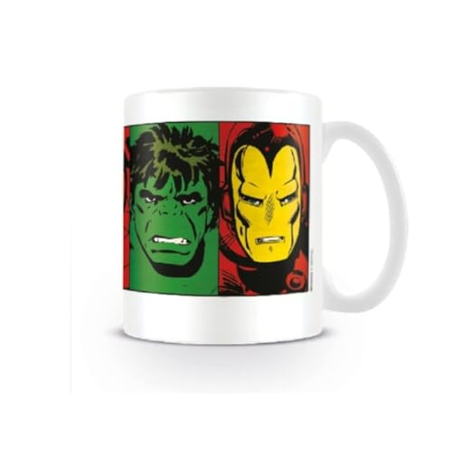 Marvel Comics Kaffeetassen, Keramik, Mehrfarbig, 8x11.5x9.5 cm von Marvel