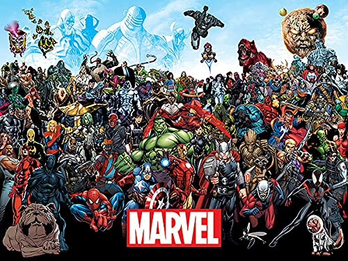 Marvel Comics Marvel Universe groß Kunstdruck auf Leinwand 60 x 80 cm von Marvel Comics