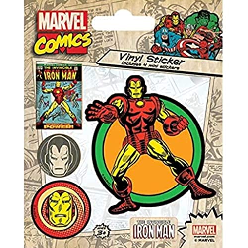 Marvel Comics Vinyl-Aufkleber, Papier, Mehrfarbig, 10 x 12.5 cm von Marvel Comics