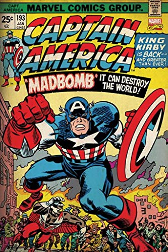 Marvel Retro 'Captain America - Madbomb' Maxi Poster,61 x 91.5 cm von Marvel