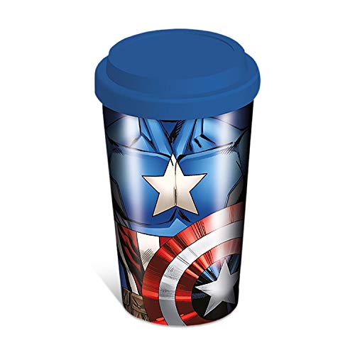 Captain America Torso Marvel Comics Avengers Travel Coffee Gift Mug Cup Official von Marvel