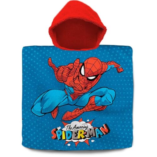 Kids Euroswan Spiderman-Handtuch, Baumwolle, 120 x 60 cm von Marvel