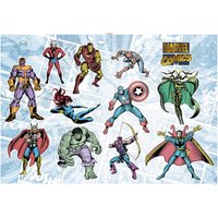 Komar Wandtattoo Marvel Comics Collection Disney Marvel Comics Collection B/L: ca. 100x70 cm von Komar