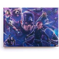 MARVEL Leinwandbild "Leinwandbild Marvel Avengers Team 70x50cm", (Packung, 1 St.) von Marvel