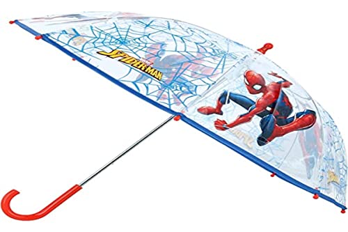 Marvel Spiderman Kunststoff Transparent Regenschirm 61 cm von Marvel