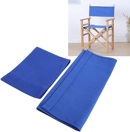 Marvellous Stuhl Canvas Ersatz, 1 Set Regiestuhl Canvas Ersatz Sitztuch Home Supplies Möbelzubehör（Blau, Bunt, Schwarz, Weiß）(Blau) von Marvellous