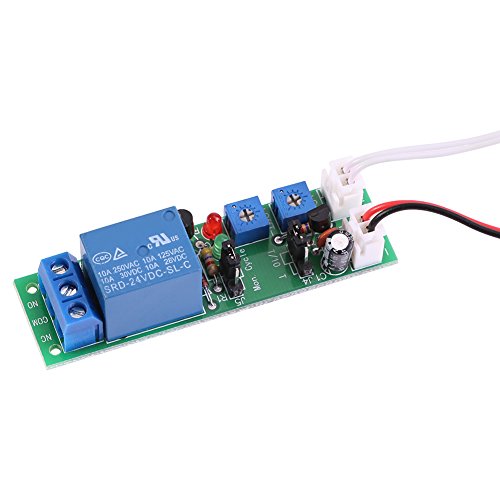 Marvellous Timer-Modul, DC 5V 12V 24V Einstellbarer Zyklus-Timer-Verzögerungs-Ein/Aus-Schalter-Relais-Modul (24V 0-30min) von Marvellous