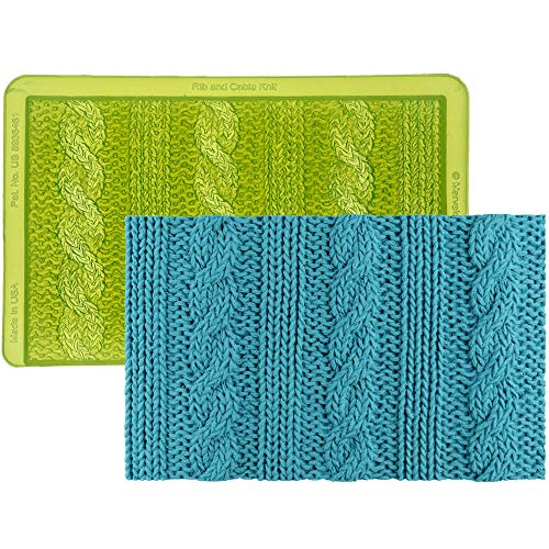 Marvelous MoldsAZB Anne Heap's Knit Simpress Rippen- und Zopfstrickform von Marvelous Molds