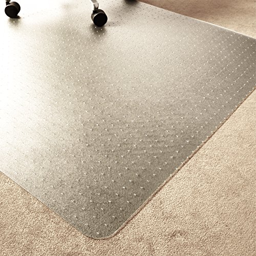 Marvelux Eco Enhanced Polymer Bürostuhl Bodenschutzmatte für Teppichböden, 116 x 150 cm rechteckig Bürostuhlmatte, transparent schreibtischstuhl unterlage, in verschiedenen Größen erhältlich von Marvelux
