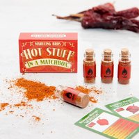 Hot Stuff in Einer Streichholzschachtel, Die Heißesten Chilipulver Der Welt, Feinschmecker Geschenk, Valentinstag Geschenk Für Ihn, Freund von MarvlingBrosLtd