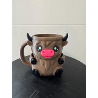 Ferdinand The Highland Cow - Cute Ice Cream Pint Holder 3D Printed Gift For Lovers & Dessert Fans Ferdinand The Highland Cow - Cute Ice Cream Pint Holder 3D Printed Gift For Lovers & Dessert Fans von MarvsCreationsDE