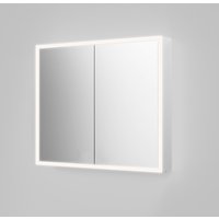 Talos Badezimmerspiegelschrank "Talos Magnus" 80x70 cm, mit austauschbarer LED-Beleuchtung von Talos