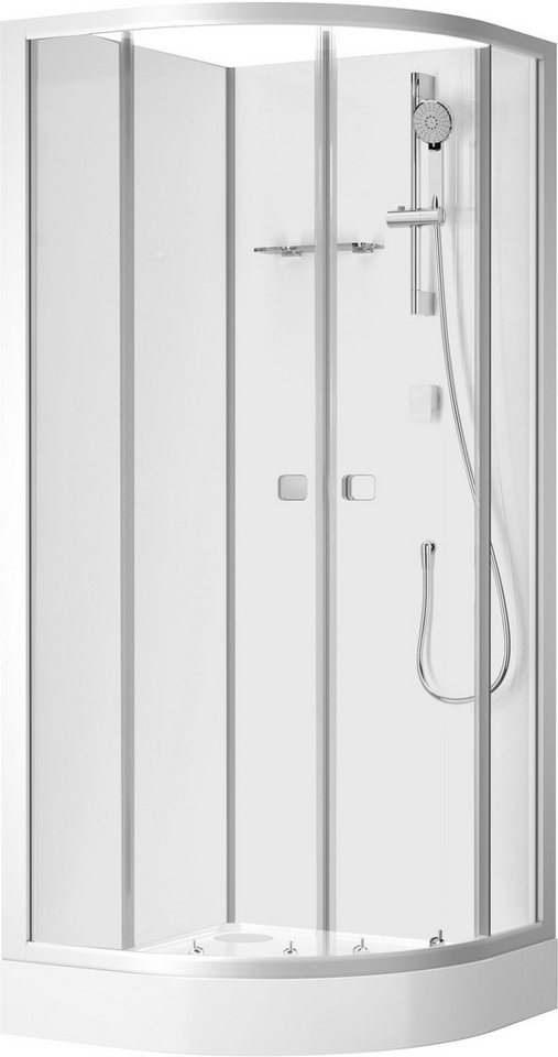 Marwell Komplettdusche Shower Fresh Round, BxT: 85x85 cm, mit Gleittüren Marwell Komplettdusche Shower Fresh Round, BxT: 85x85 cm, mit Gleittüren von Marwell