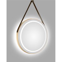 Talos Spiegel "TALOS CORVIA" austauschbare LED Beleuchtung, Shine in matt, Ø50 cm von Talos
