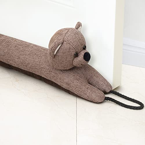 Marwood Zugluftstopper, Bär, 81,3 cm, 1 kg, Polyester, süßer Bär, für Türen und Fenster, Windstopper, Geräuschblocker, mit Aufhängeschlaufen Marwood Zugluftstopper, Bär, 81,3 cm, 1 kg, Polyester, süßer Bär, für Türen und Fenster, Windstopper, Geräuschblocker, mit Aufhängeschlaufen von Marwood