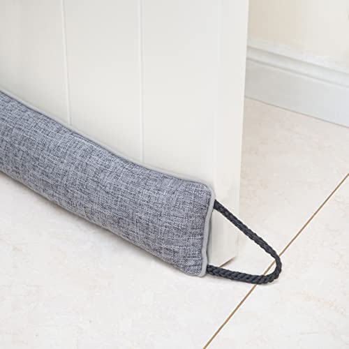 Marwood Zugluftstopper unter der Tür, 76 cm, Windstopper für Tür und Fenster, beschwerter französischer Luft-Tür-Zugluftstopper, Haustür, Schlangen-Geräuschblocker für Unterseite der Tür mit Marwood Zugluftstopper unter der Tür, 76 cm, Windstopper für Tür und Fenster, beschwerter französischer Luft-Tür-Zugluftstopper, Haustür, Schlangen-Geräuschblocker für Unterseite der Tür mit von Marwood